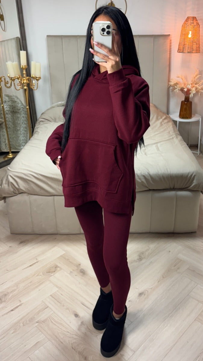 Premium Quality Hoodie +  Premium Ribbed Legging Set
