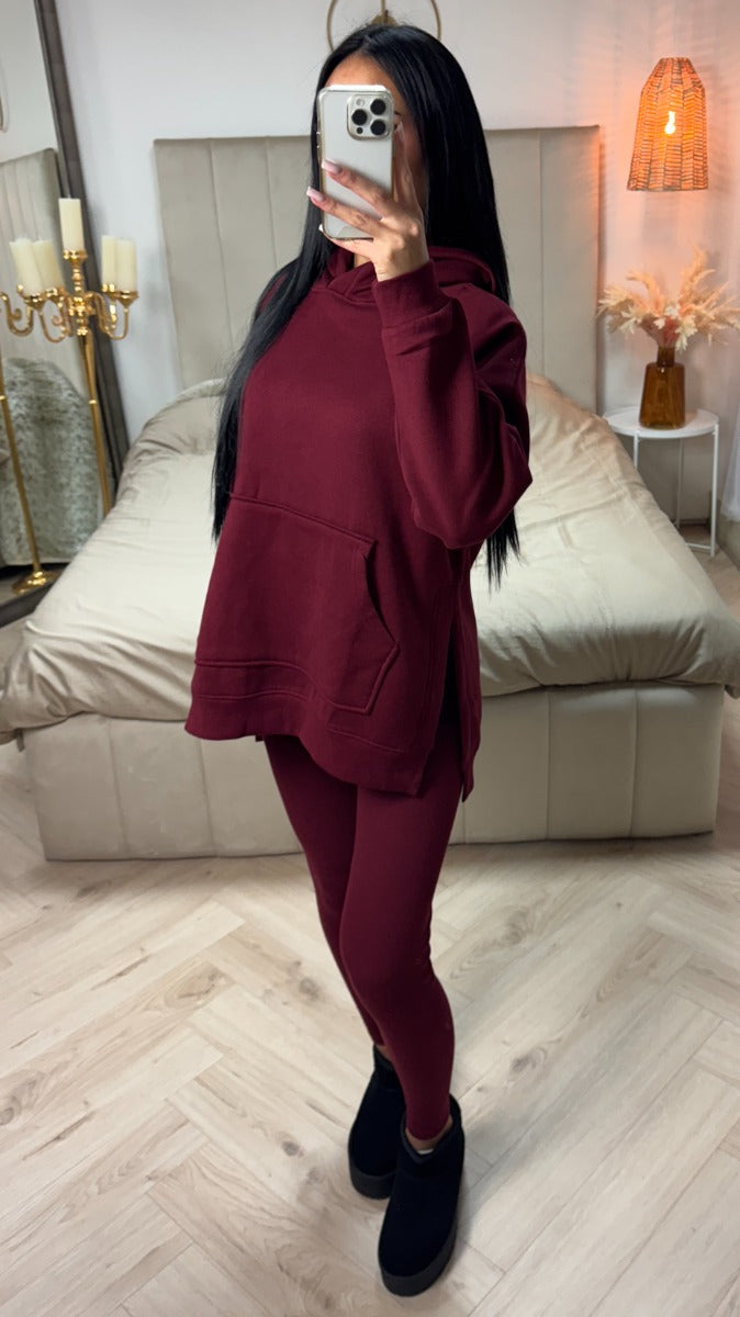 Premium Quality Hoodie +  Premium Ribbed Legging Set