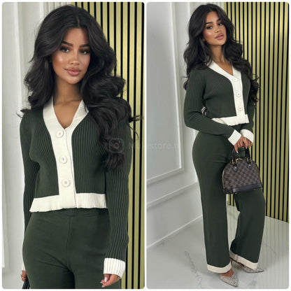 Premium Ribbed Button Multicolor Set