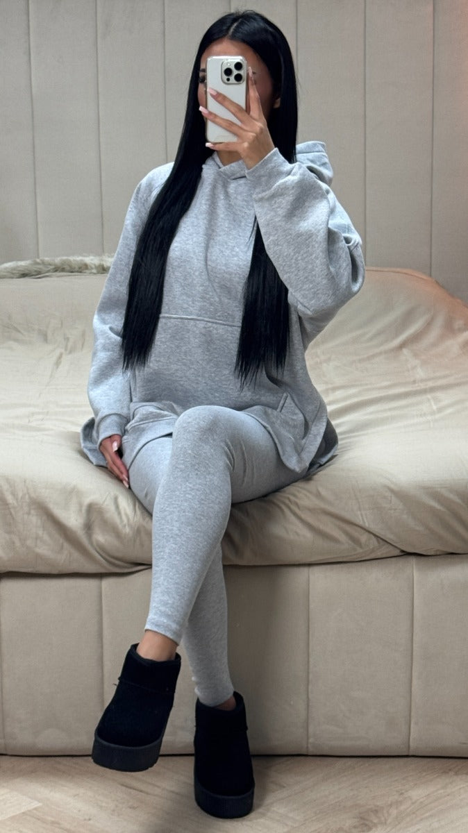 Premium Quality Hoodie +  Premium Ribbed Legging Set