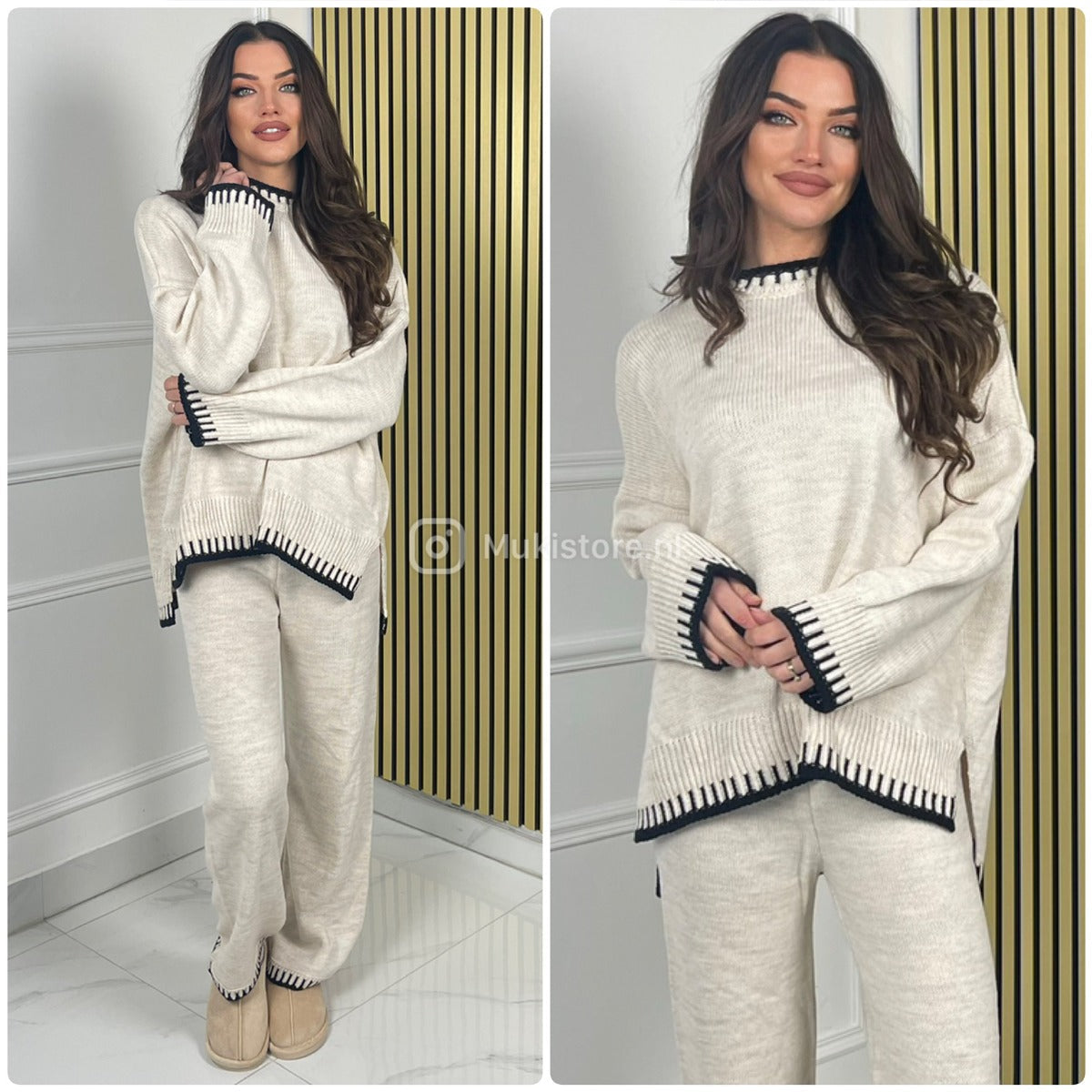 Knitwear Basic Set Mini Stripes Detail 1587