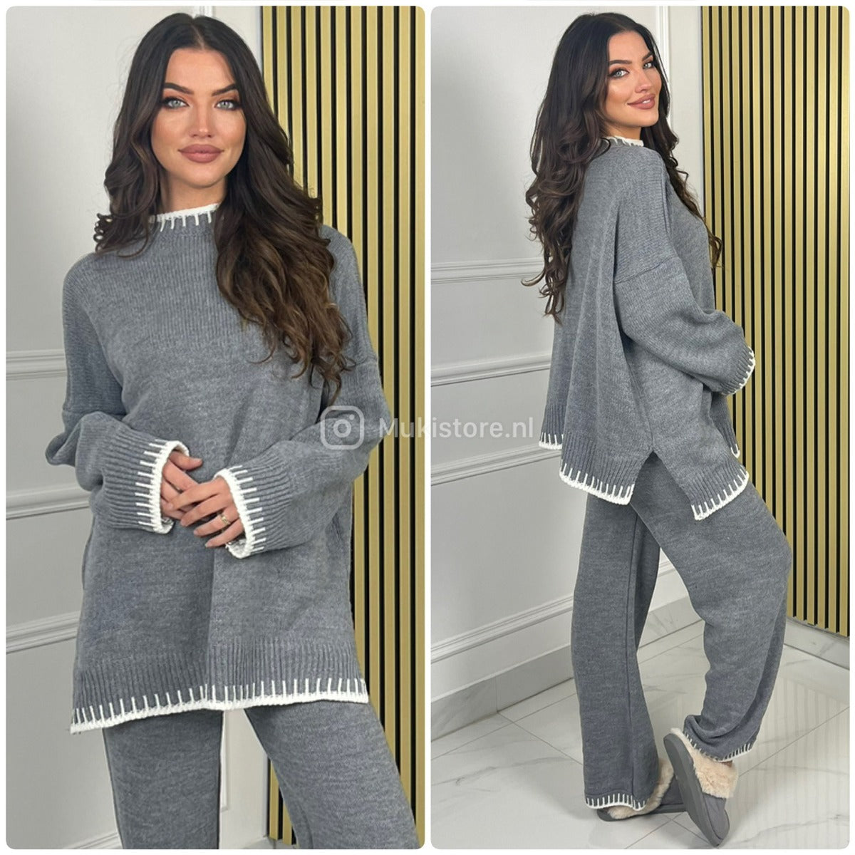 Knitwear Basic Set Mini Stripes Detail 1587